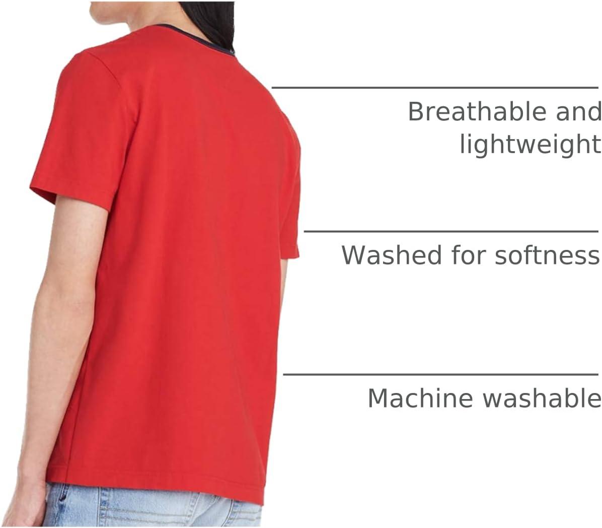 imageTommy Hilfiger Mens Short Sleeve Tino TShirtApple Red
