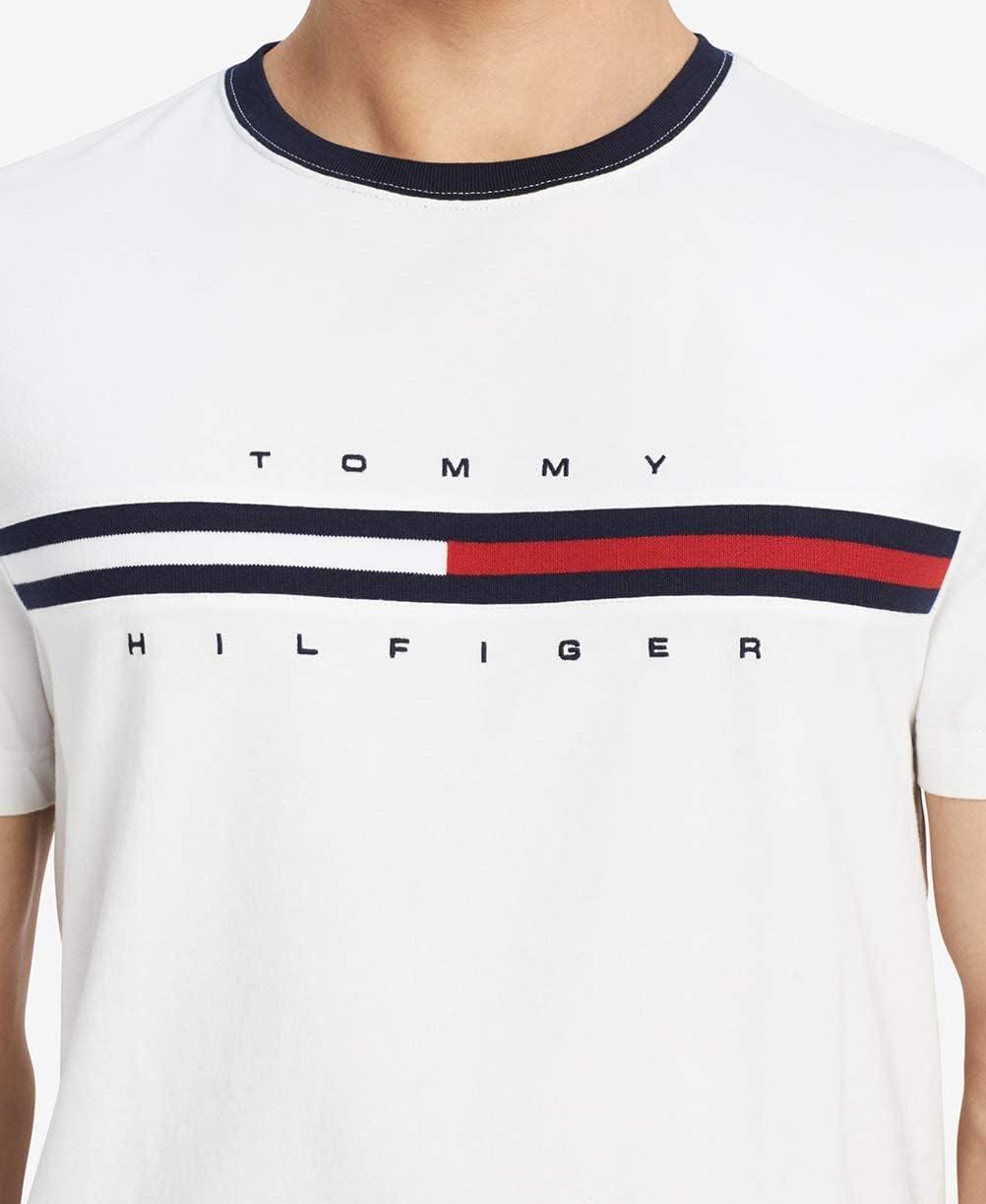 imageTommy Hilfiger Mens Short Sleeve Tino TShirtBright White