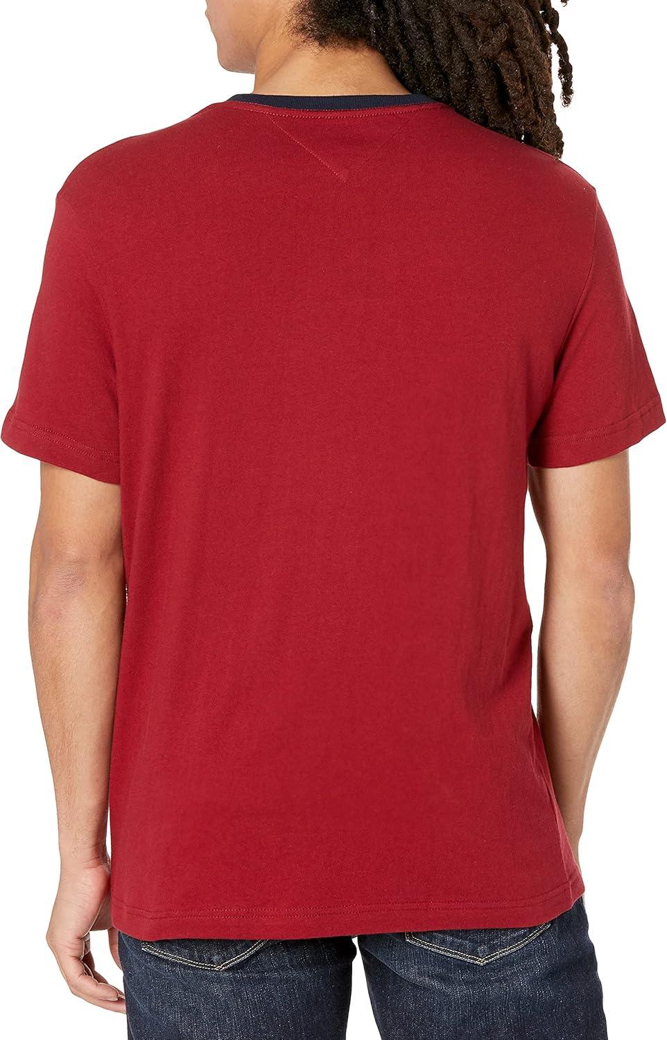 imageTommy Hilfiger Mens Short Sleeve Tino TShirtRed Carpet