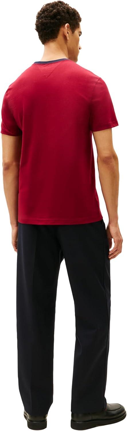imageTommy Hilfiger Mens Short Sleeve Tino TShirtRouge