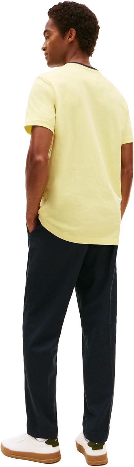 imageTommy Hilfiger Mens Short Sleeve Tino TShirtWax Yellow