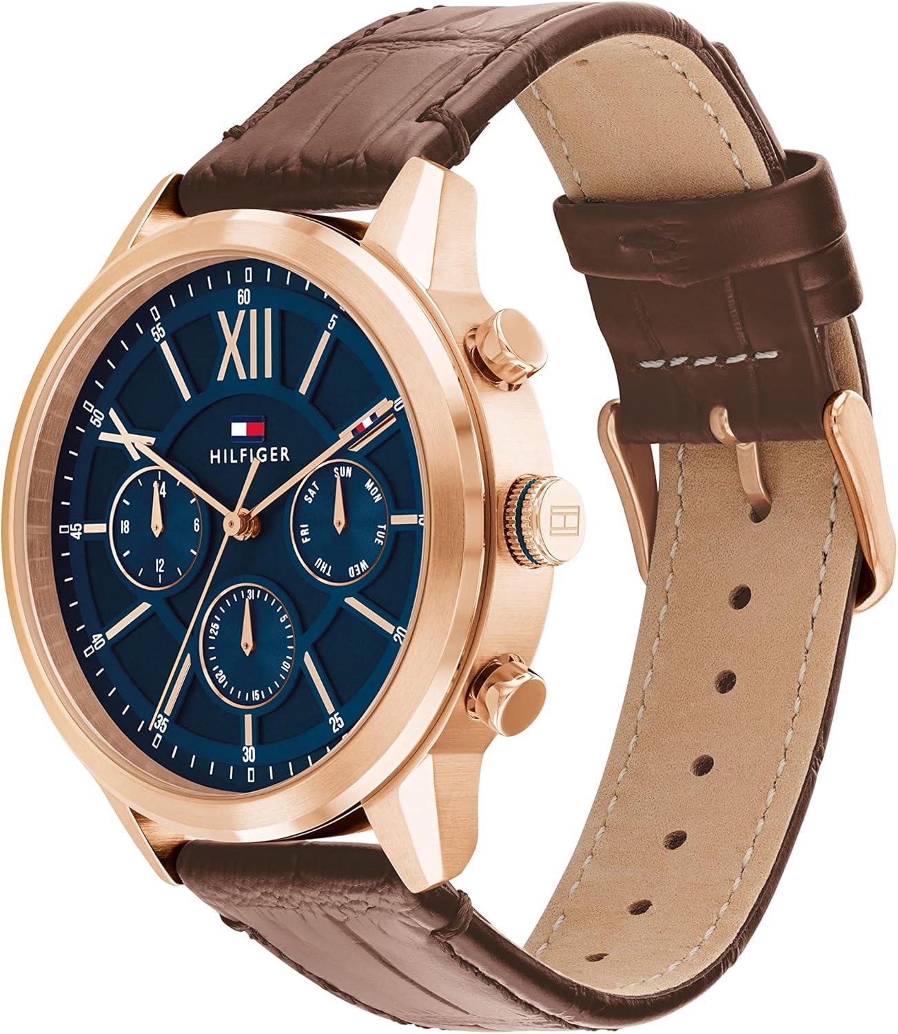 imageTommy Hilfiger Mens Stainless Steel Quartz Watches Redefining StyleBlue