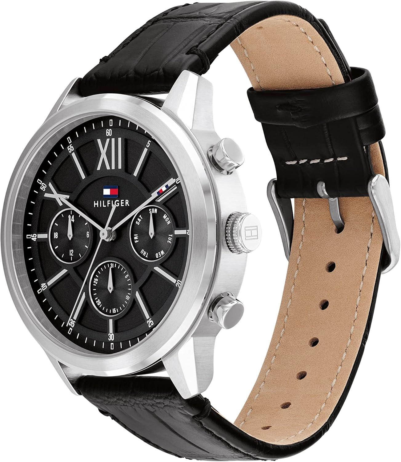 imageTommy Hilfiger Mens Stainless Steel Quartz Watches Redefining StyleGrey