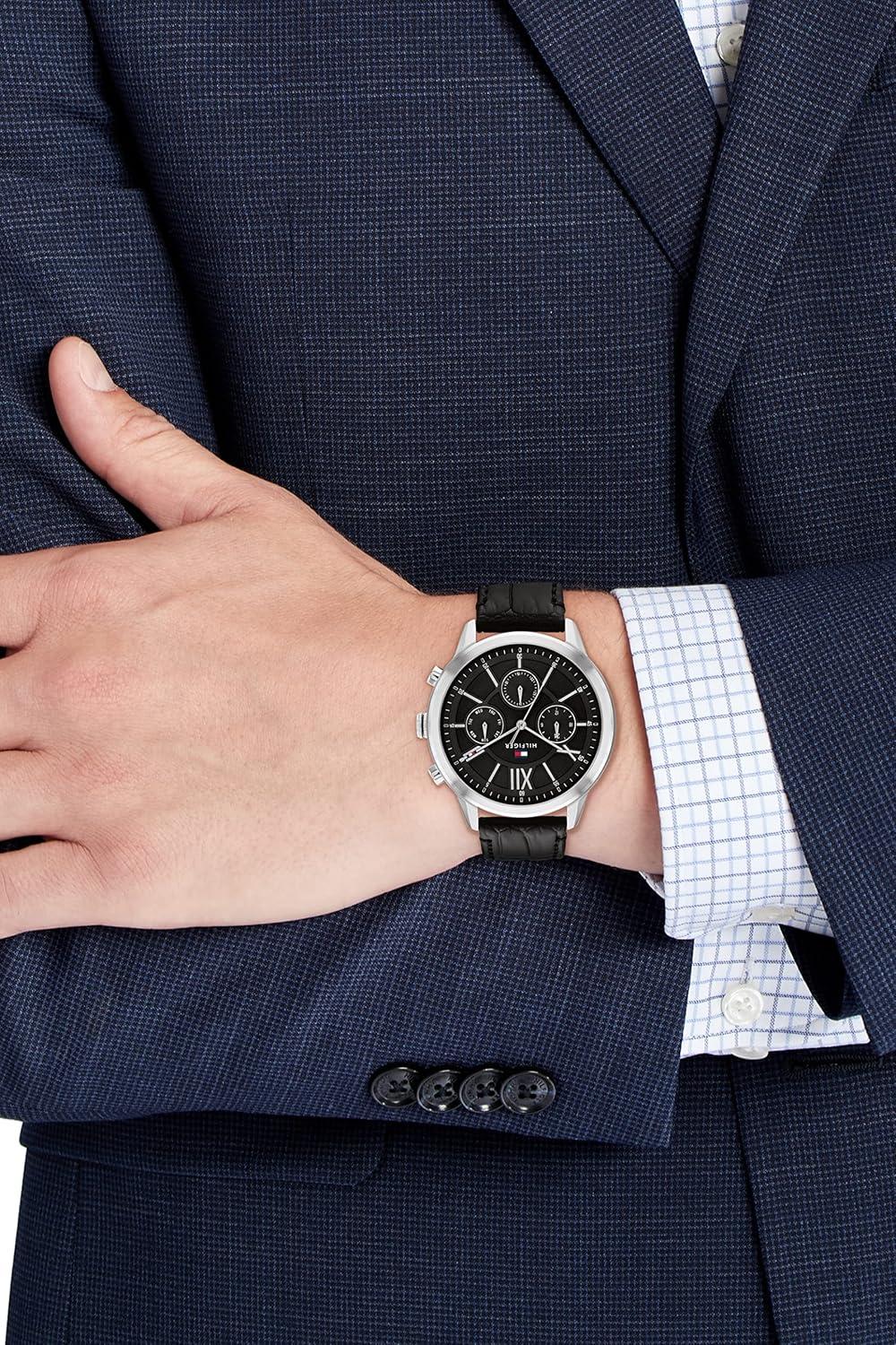 imageTommy Hilfiger Mens Stainless Steel Quartz Watches Redefining StyleGrey