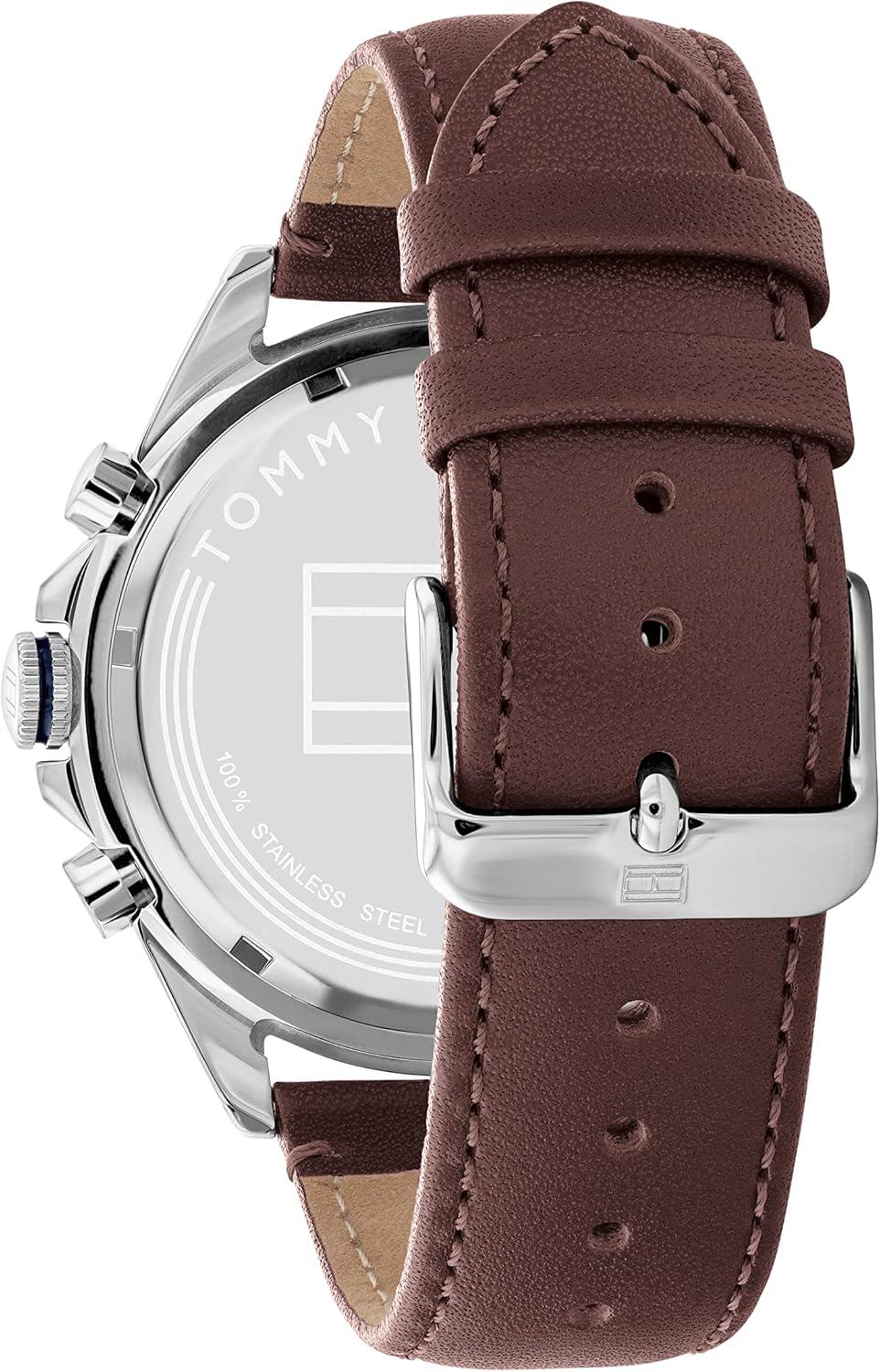 imageTommy Hilfiger Mens Stainless Steel Quartz WatchesBlue Brown