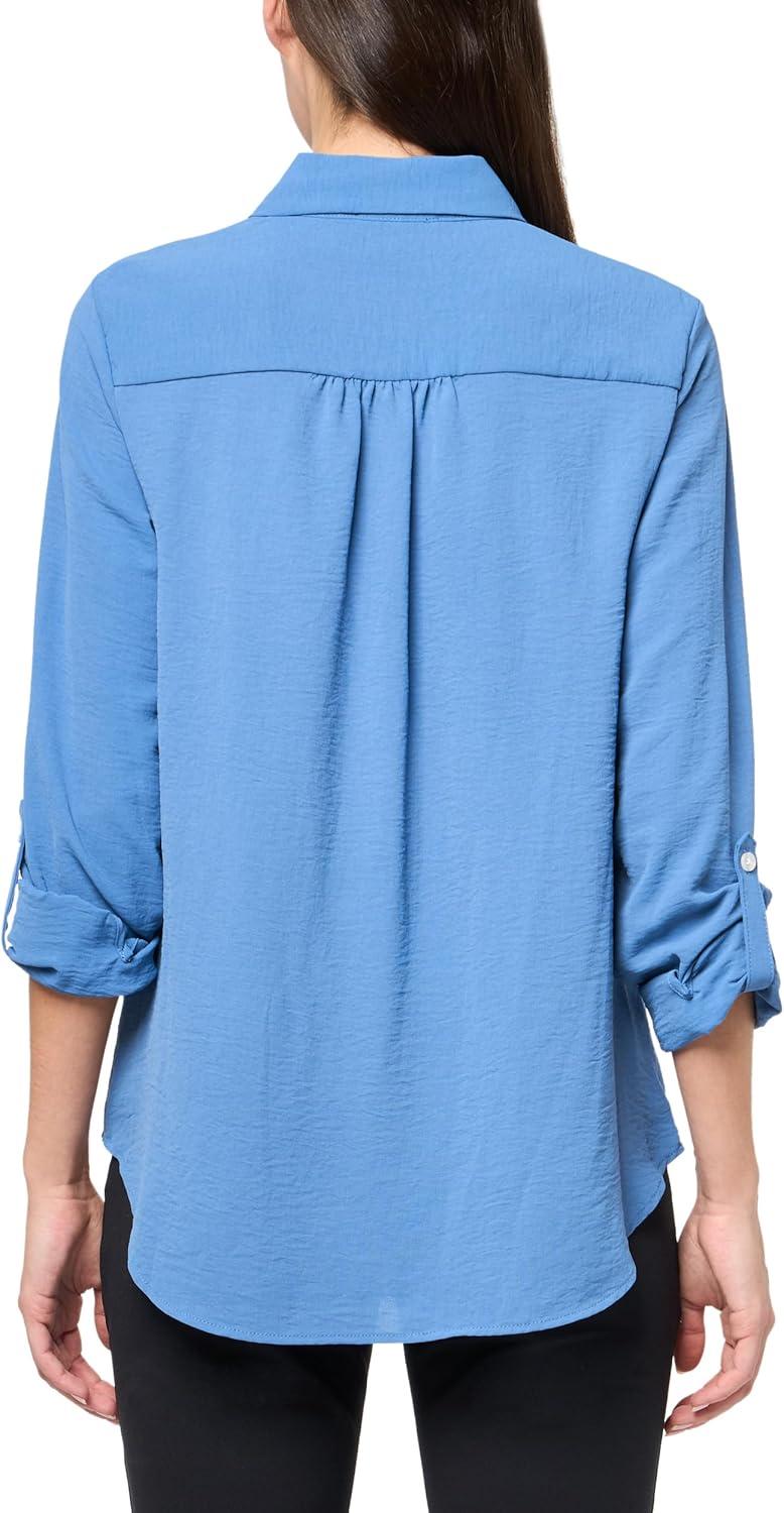 imageTommy Hilfiger Roll Tab Shirt GinghamAmsterdam Blue