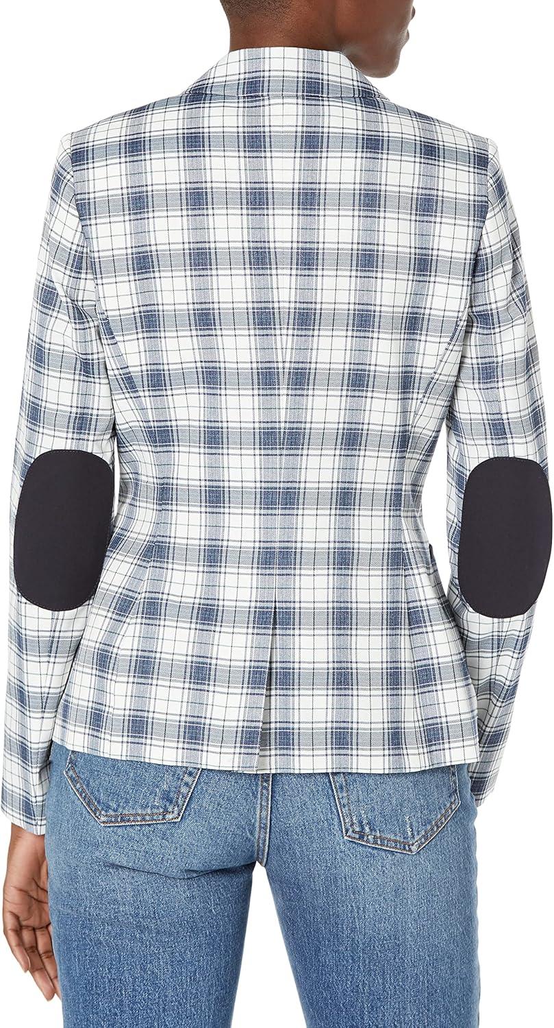 imageTommy Hilfiger Solid BlazerMidnight Ivory Plaid