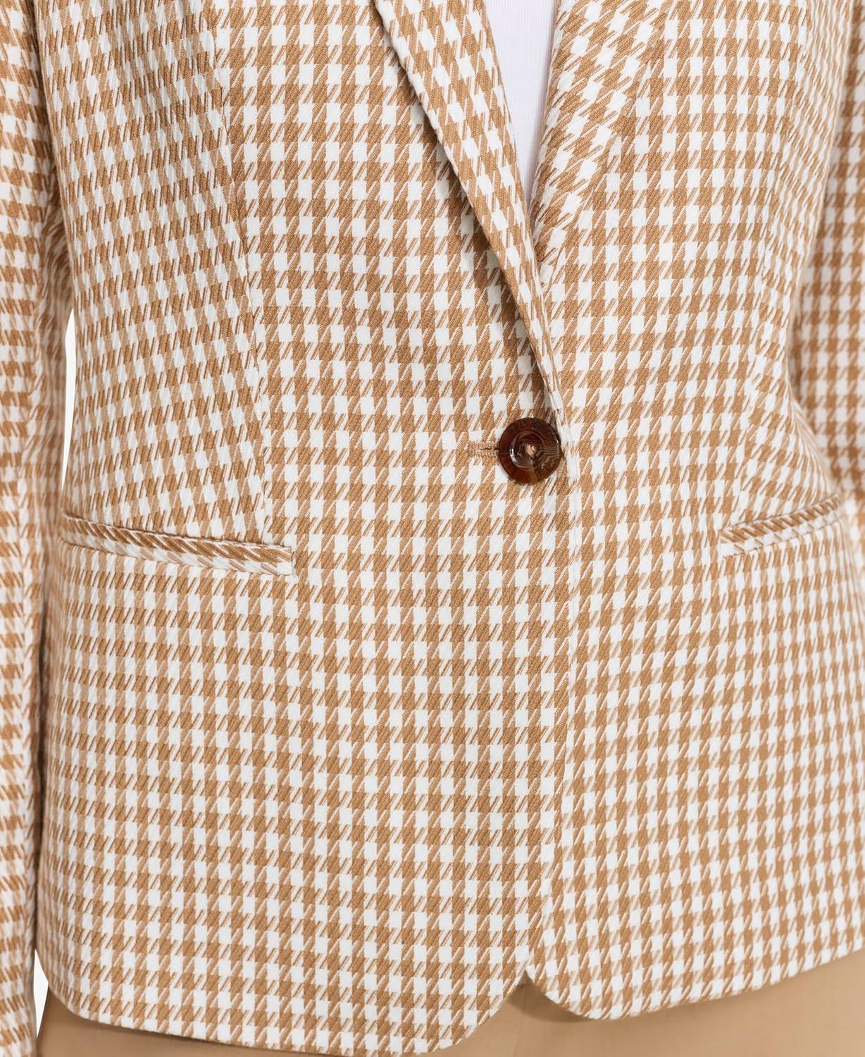 imageTommy Hilfiger Solid BlazerTobaccoIvory