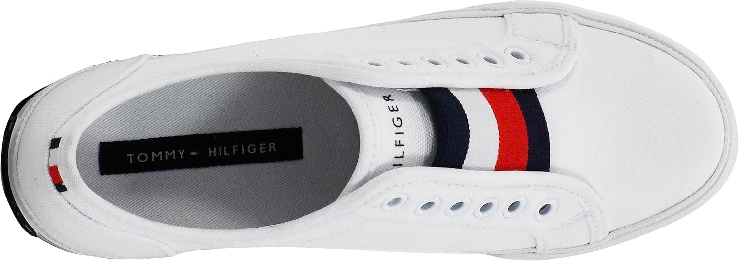 imageTommy Hilfiger Womens Anni SlipOn SneakerWhite Canvas