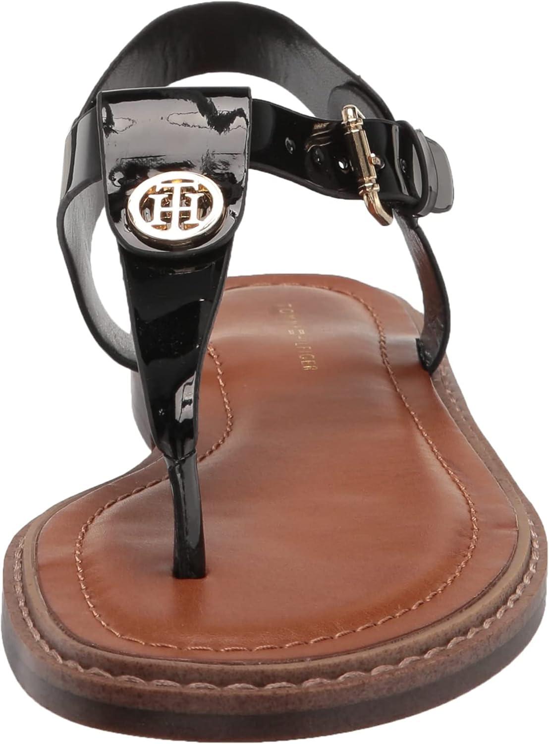 imageTommy Hilfiger Womens Bennia SandalBlack Patent