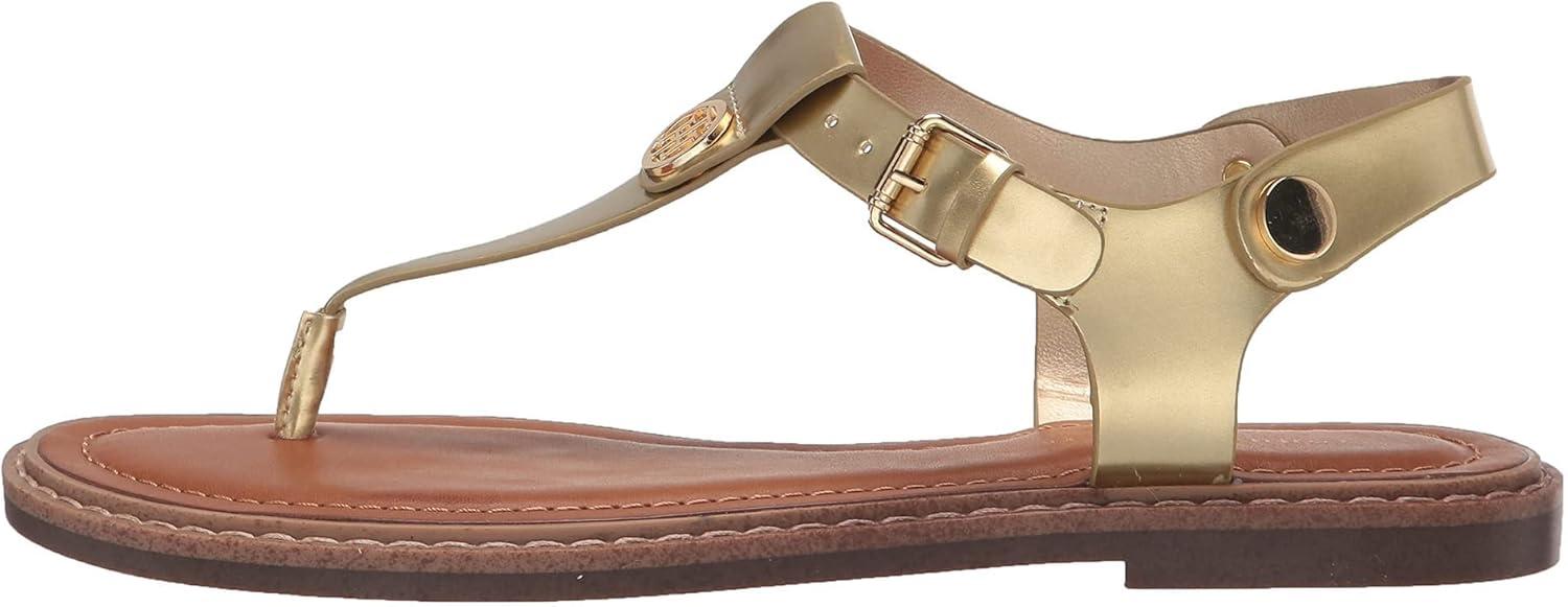 imageTommy Hilfiger Womens Bennia SandalGold Patent