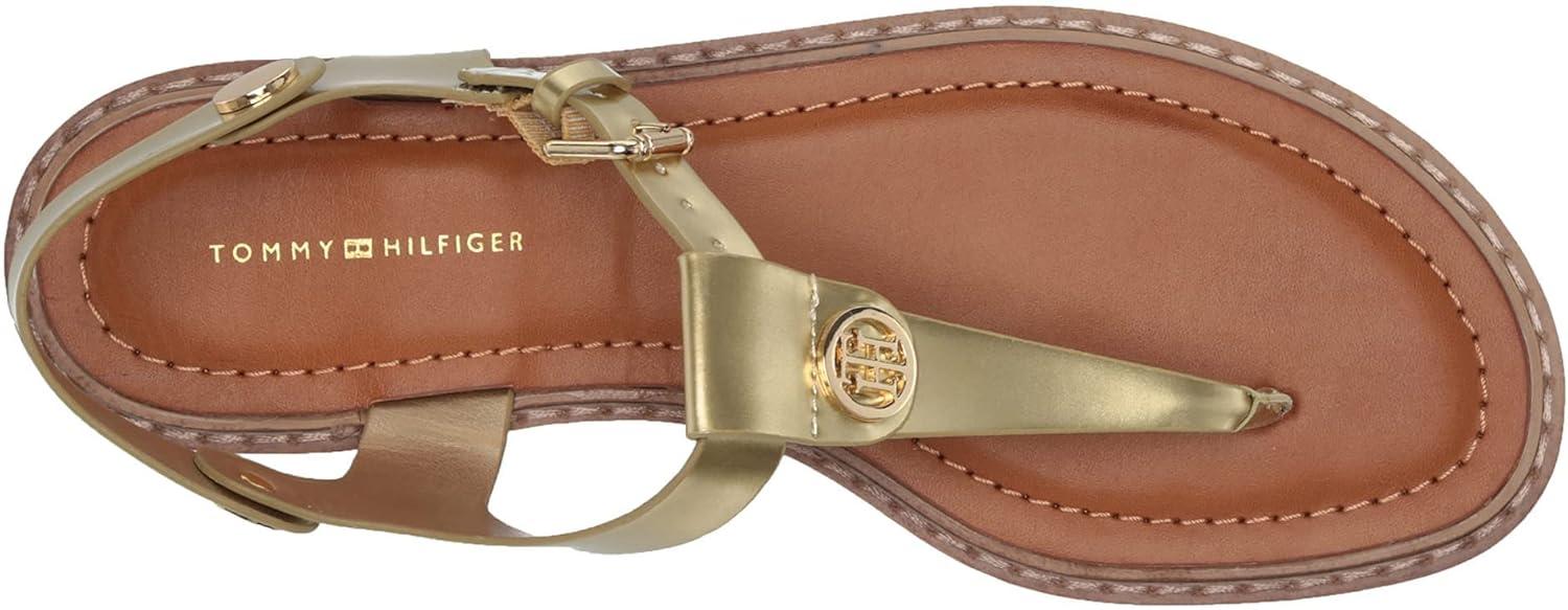 imageTommy Hilfiger Womens Bennia SandalGold Patent