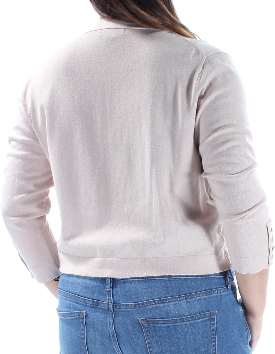 imageTommy Hilfiger Womens Button Sleeve ShrugChino