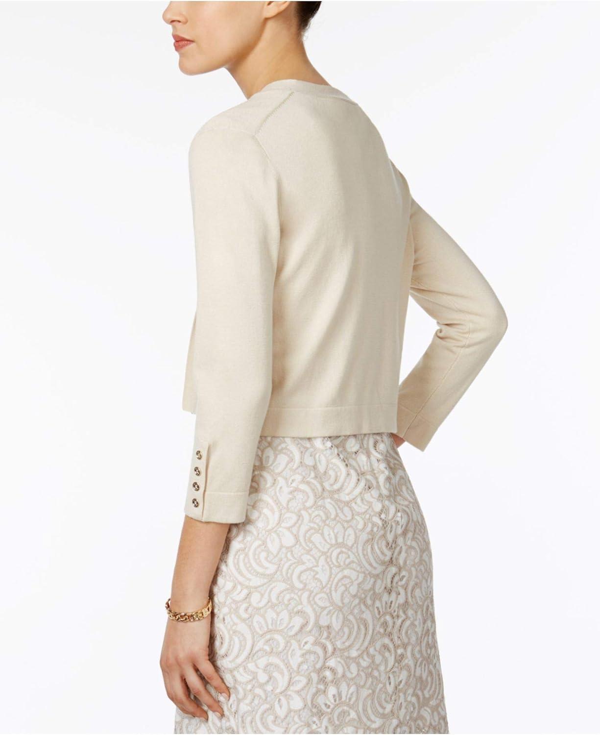 imageTommy Hilfiger Womens Button Sleeve ShrugChino