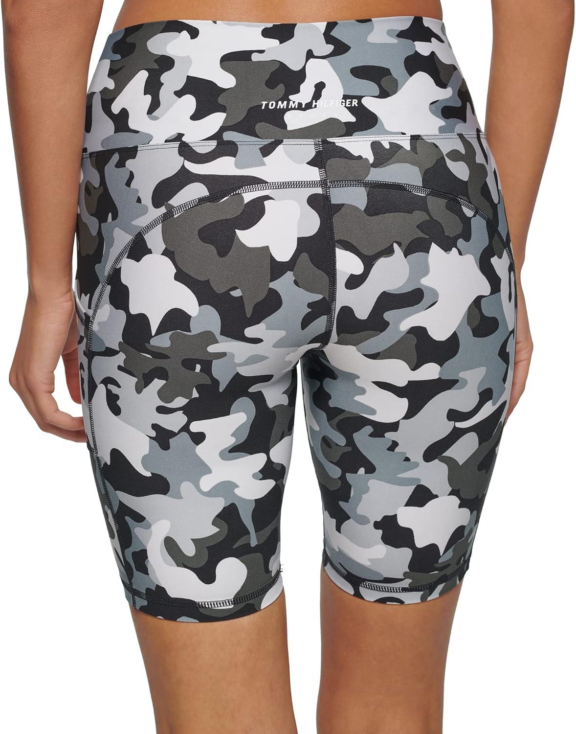 imageTommy Hilfiger Womens Camo LowRise Biker ShortBlack Combo