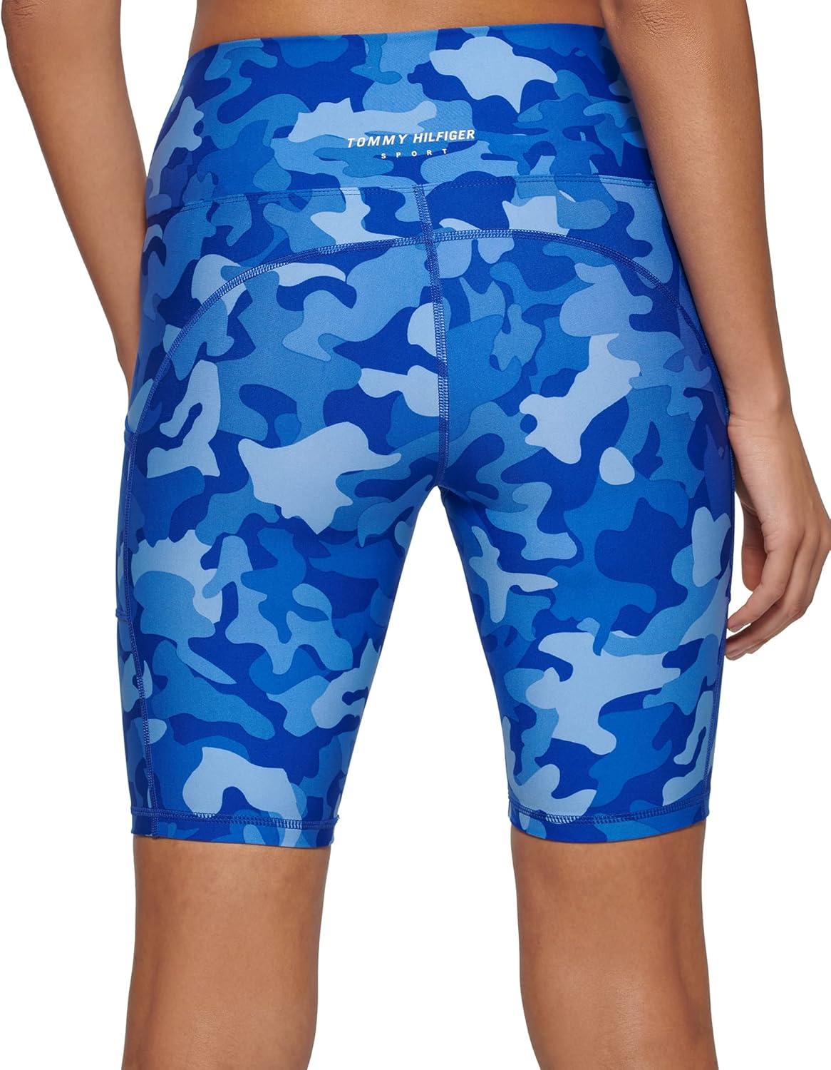 imageTommy Hilfiger Womens Camo LowRise Biker ShortLapis Combo