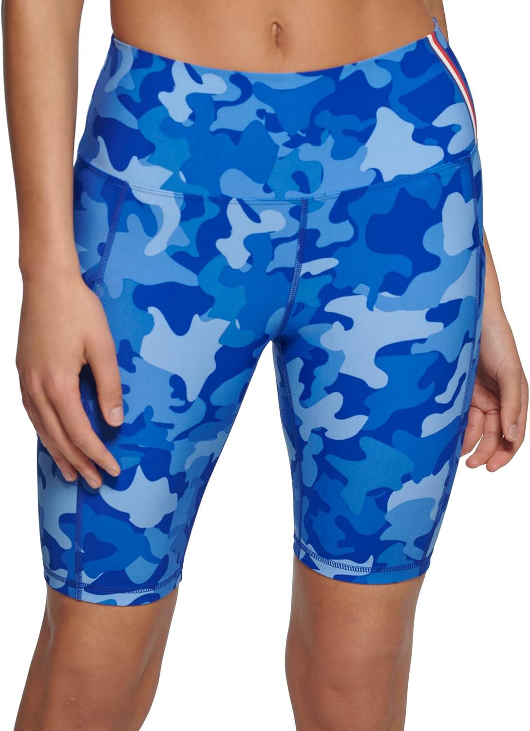 imageTommy Hilfiger Womens Camo LowRise Biker ShortLapis Combo
