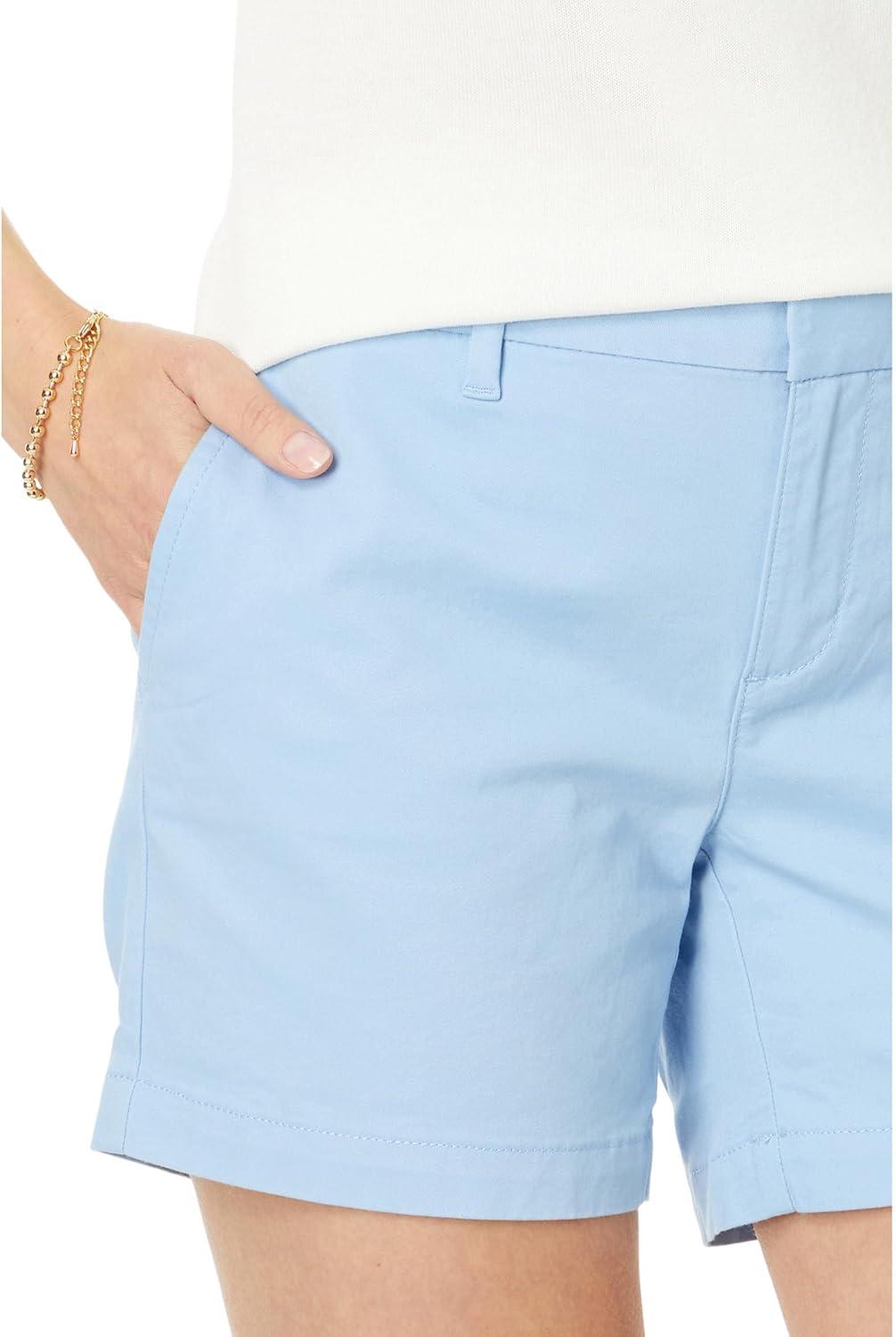 imageTommy Hilfiger Womens Hollywood Mid Rise Business Casual Chino ShortsBreeze
