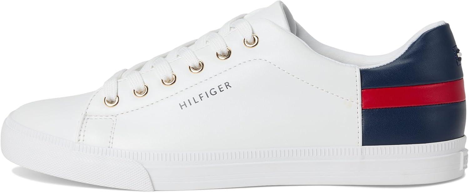 imageTommy Hilfiger Womens LADDIN SneakerWhiteRedDeep Baltic
