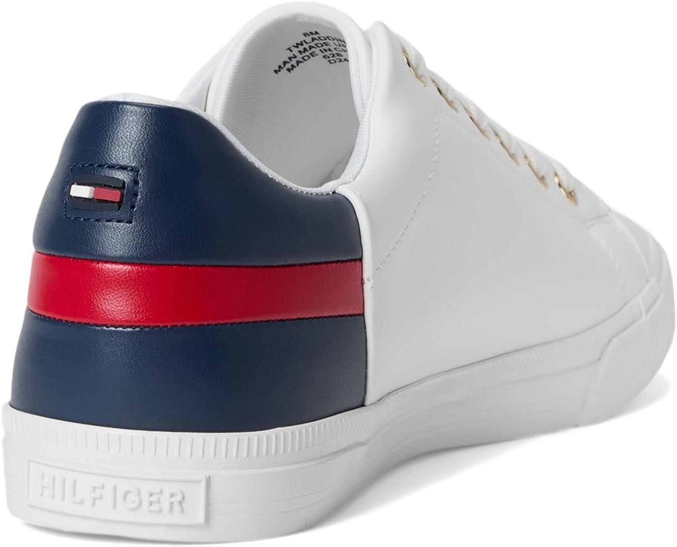 imageTommy Hilfiger Womens LADDIN SneakerWhiteRedDeep Baltic