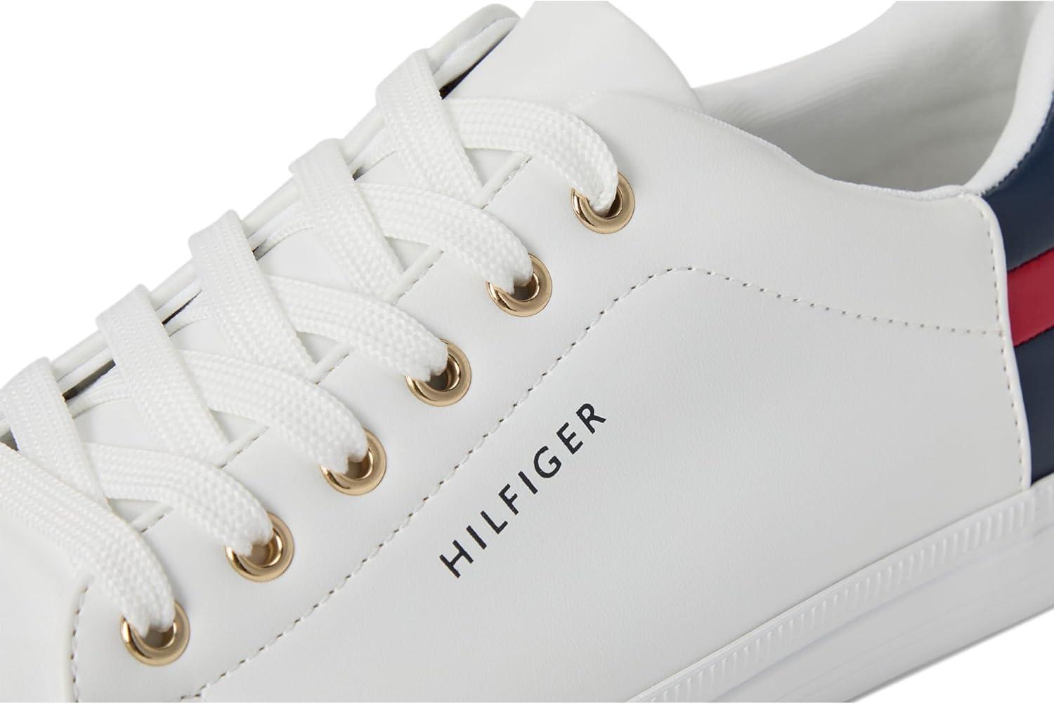 imageTommy Hilfiger Womens LADDIN SneakerWhiteRedDeep Baltic