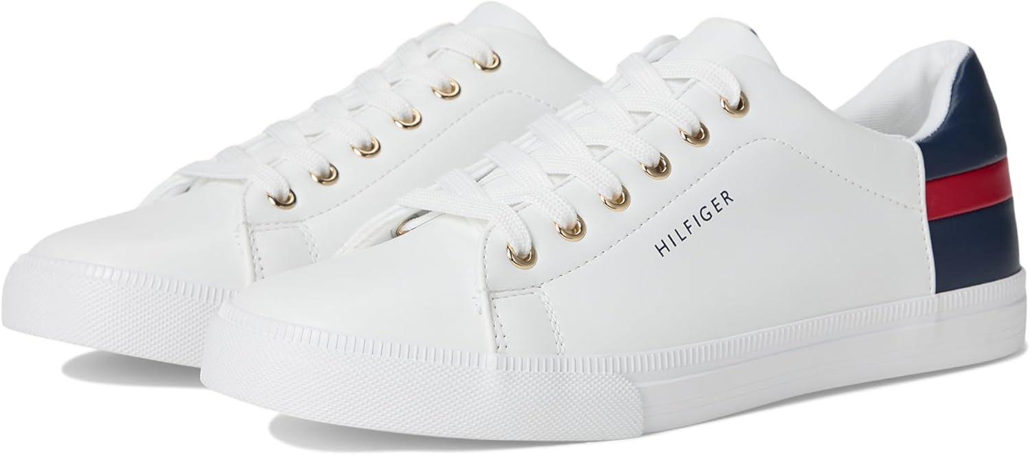 imageTommy Hilfiger Womens LADDIN SneakerWhiteRedDeep Baltic