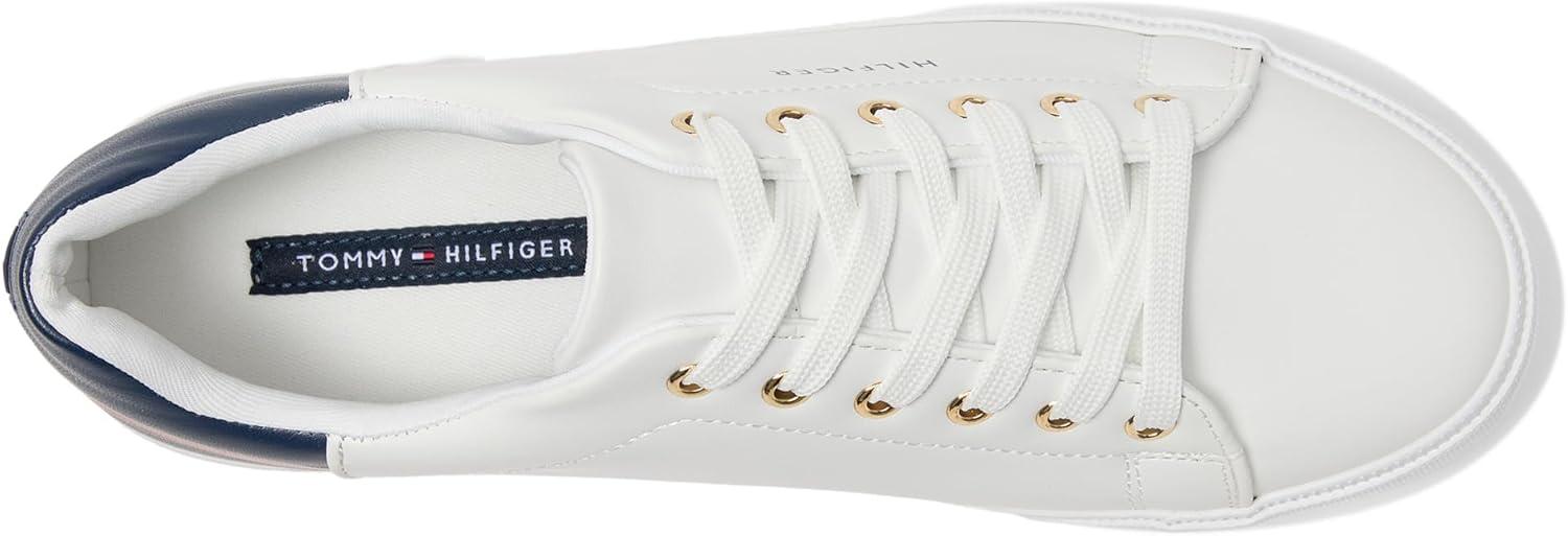 imageTommy Hilfiger Womens LADDIN SneakerWhiteRedDeep Baltic