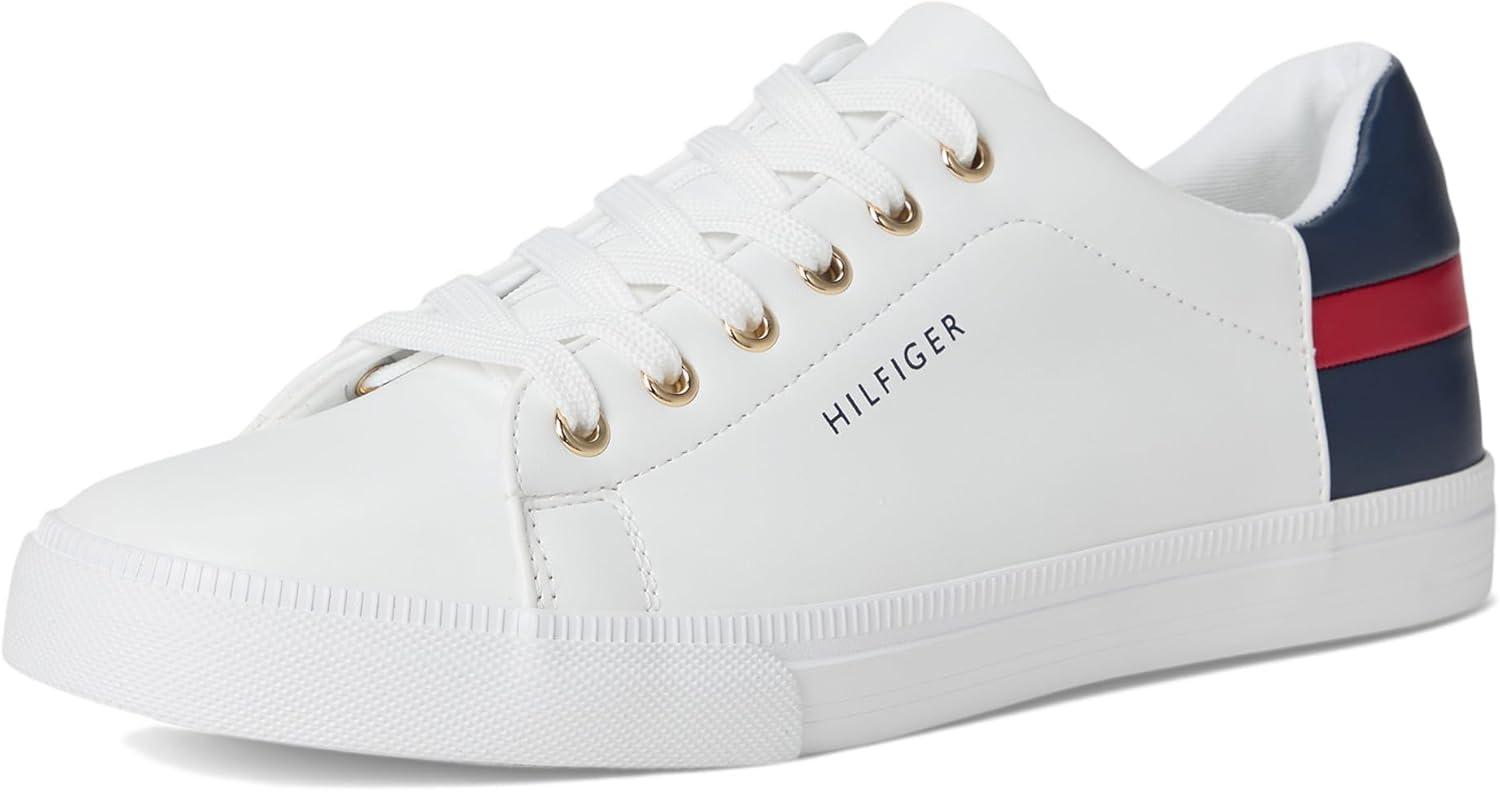 imageTommy Hilfiger Womens LADDIN SneakerWhiteRedDeep Baltic