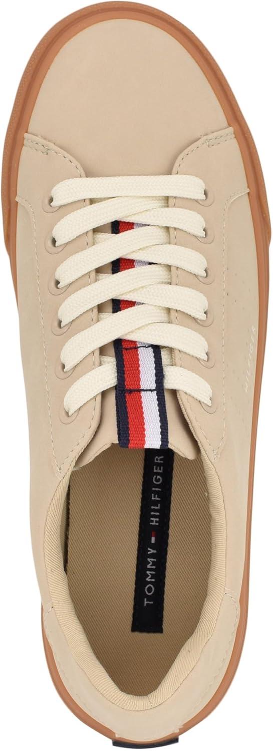 imageTommy Hilfiger Womens Lamiss SneakerLight Natural Stripe Multi 110