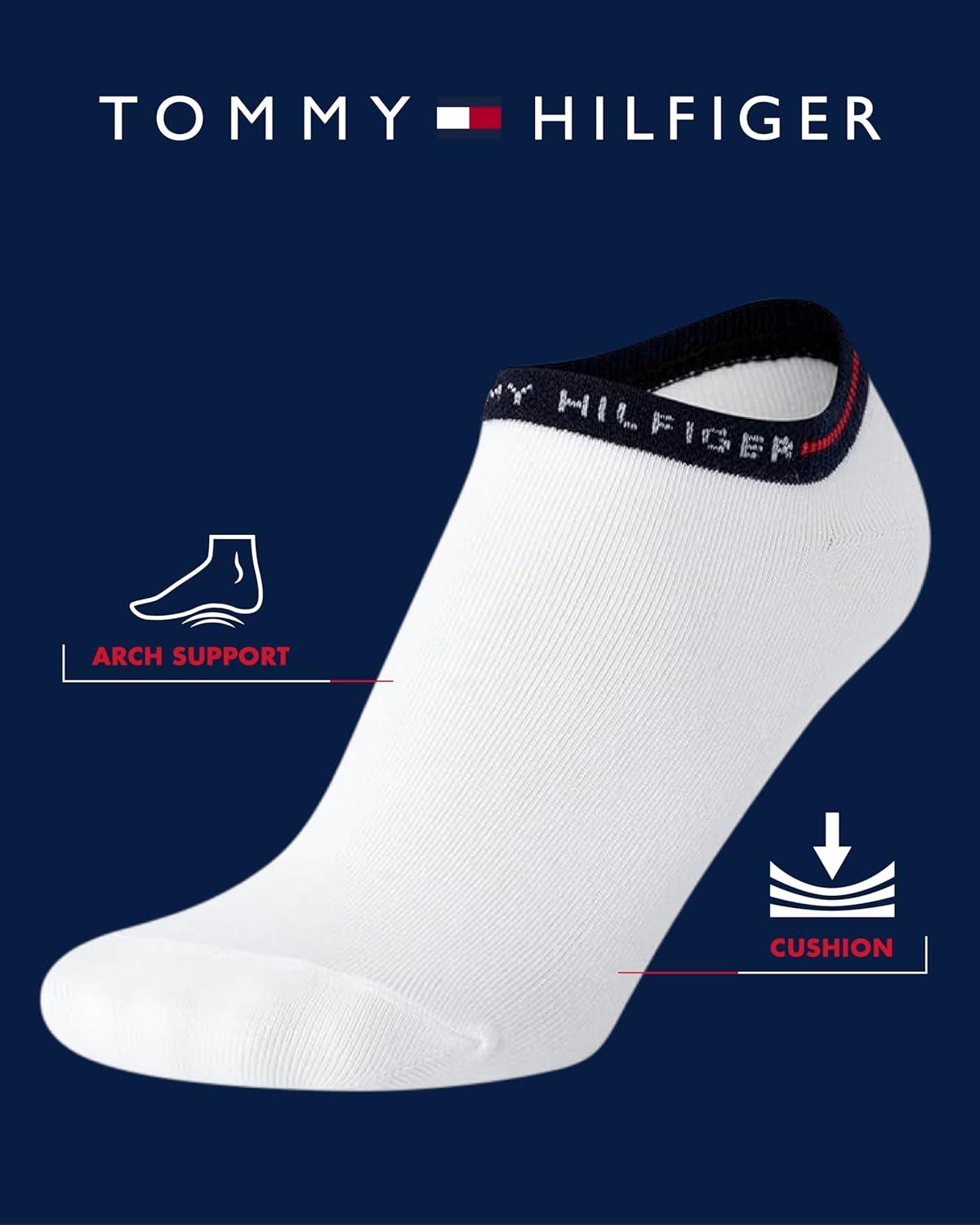 imageTommy Hilfiger Womens No Show Socks 6 Pack Cotton Blend Lightweight Cushioned Flat Liner Socks for WomenPink Multi