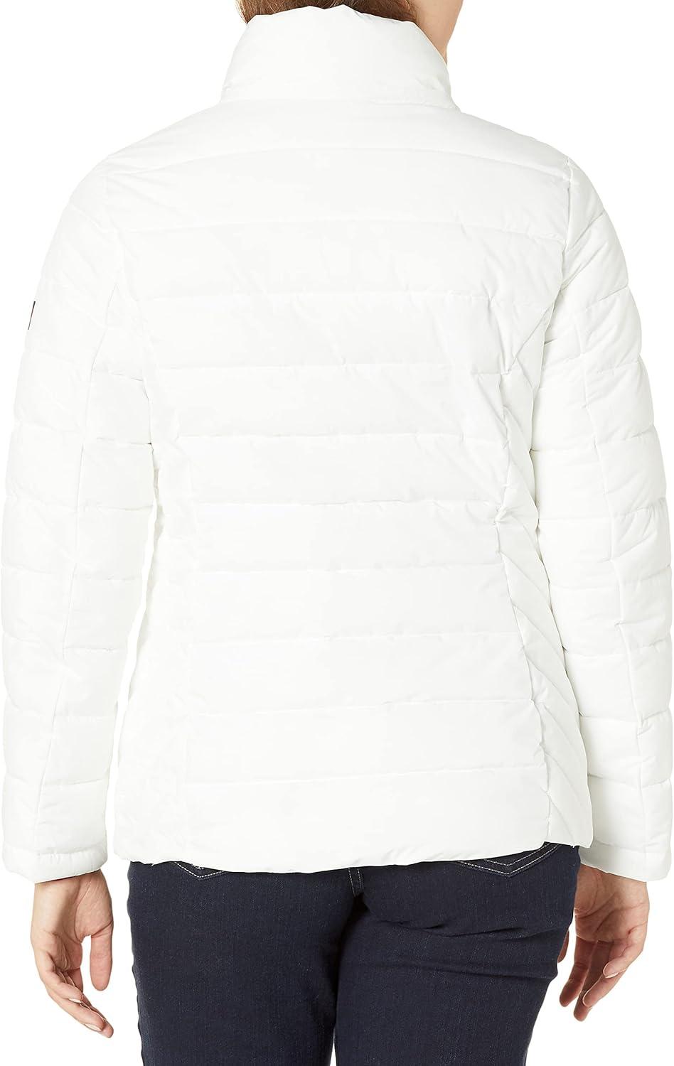 imageTommy Hilfiger Womens Short Puffer JacketSnowy White