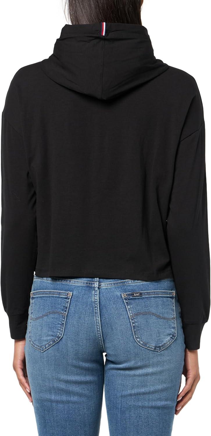 imageTommy Hilfiger Womens Solid Short Sleeve Pique Polo ShirtDeep Black
