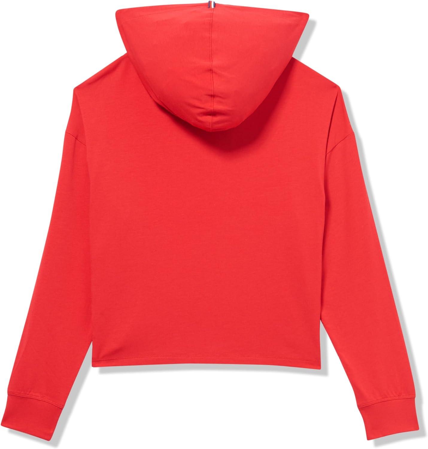 imageTommy Hilfiger Womens Solid Short Sleeve Pique Polo ShirtRich Red