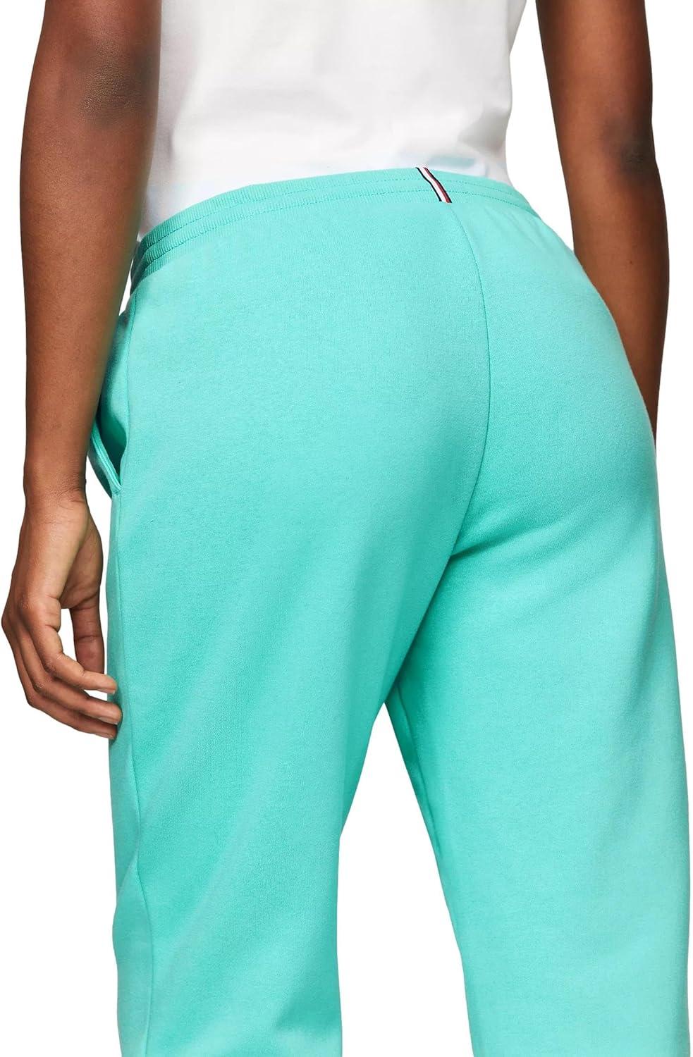 imageTommy Hilfiger Womens Tapered Fleece Jogger SweatpantsAmbitious Green