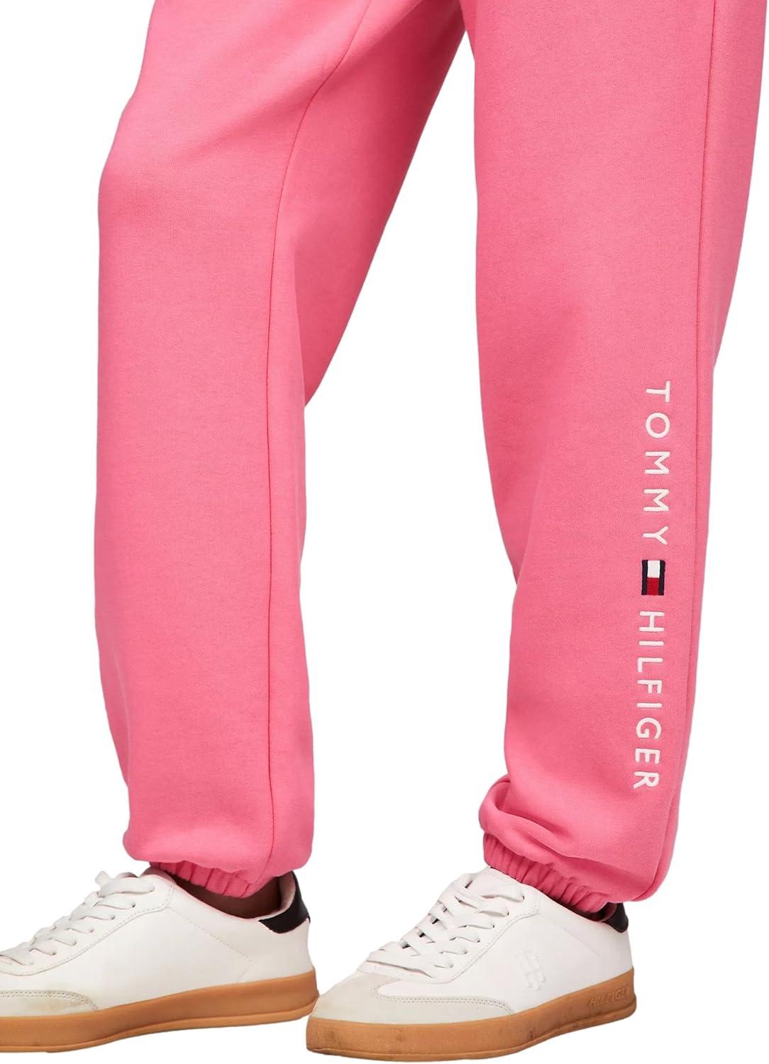 imageTommy Hilfiger Womens Tapered Fleece Jogger SweatpantsFandango Pink
