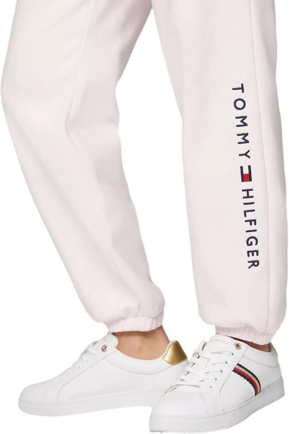 imageTommy Hilfiger Womens Tapered Fleece Jogger SweatpantsLight Pink