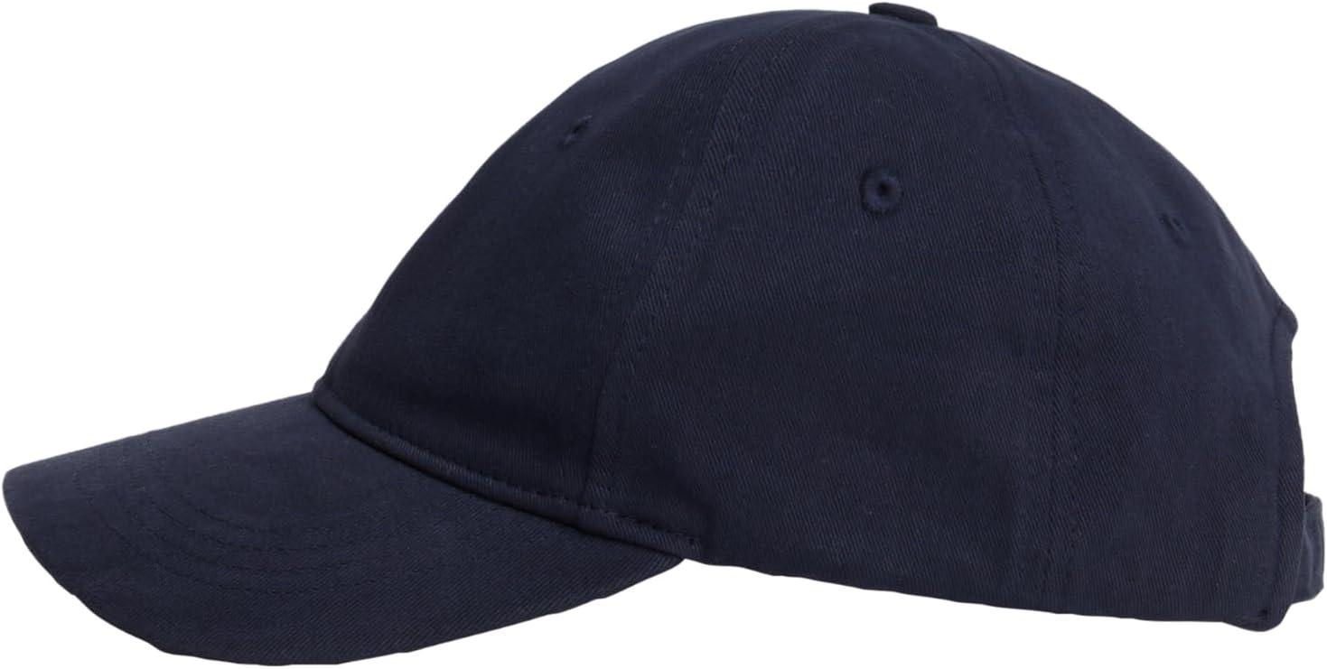 imageTommy Hilfiger Womens Tommy Hilfiger Hats for Women Cotton Logo Adjustable Baseball CapSpace Blue