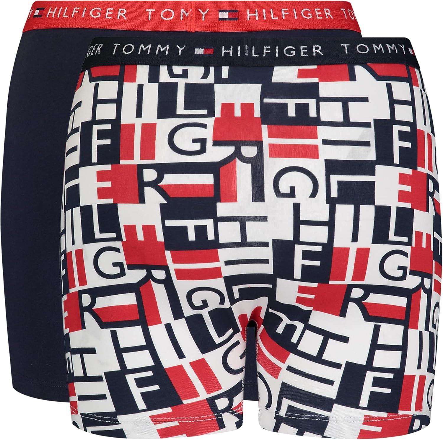 imageTommy Hilfiger boys Boxer Brief UnderwearBoxedNavyred 2pack
