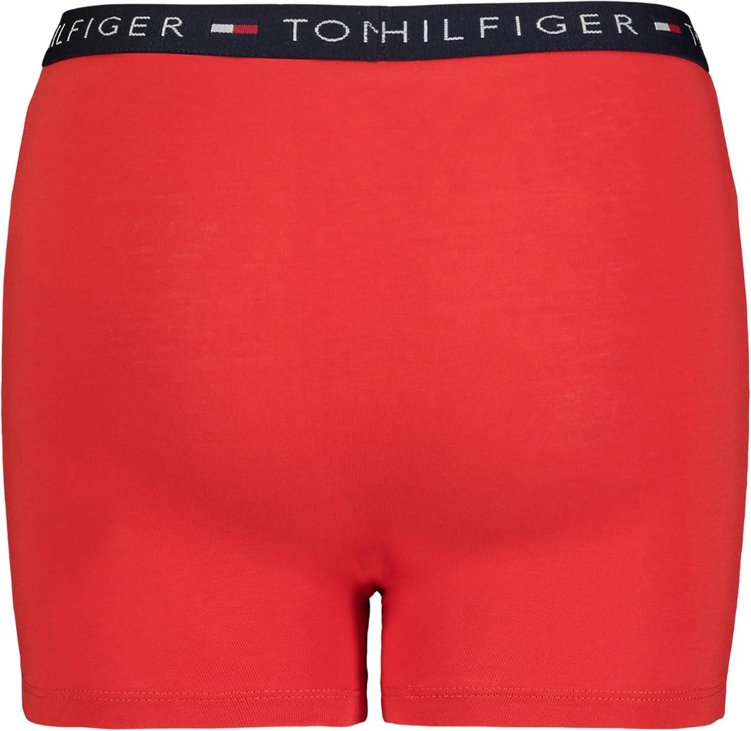 imageTommy Hilfiger boys Boxer Brief UnderwearSolid NavyRed 2pack