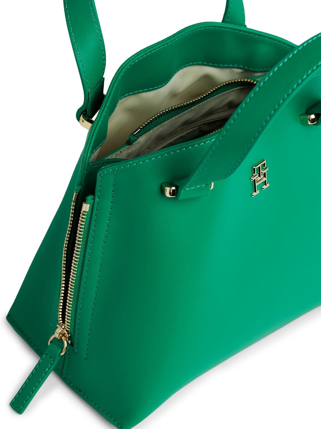 imageTommy Hilfiger womens Modern Tote Bag With ZipperOrnamental Green