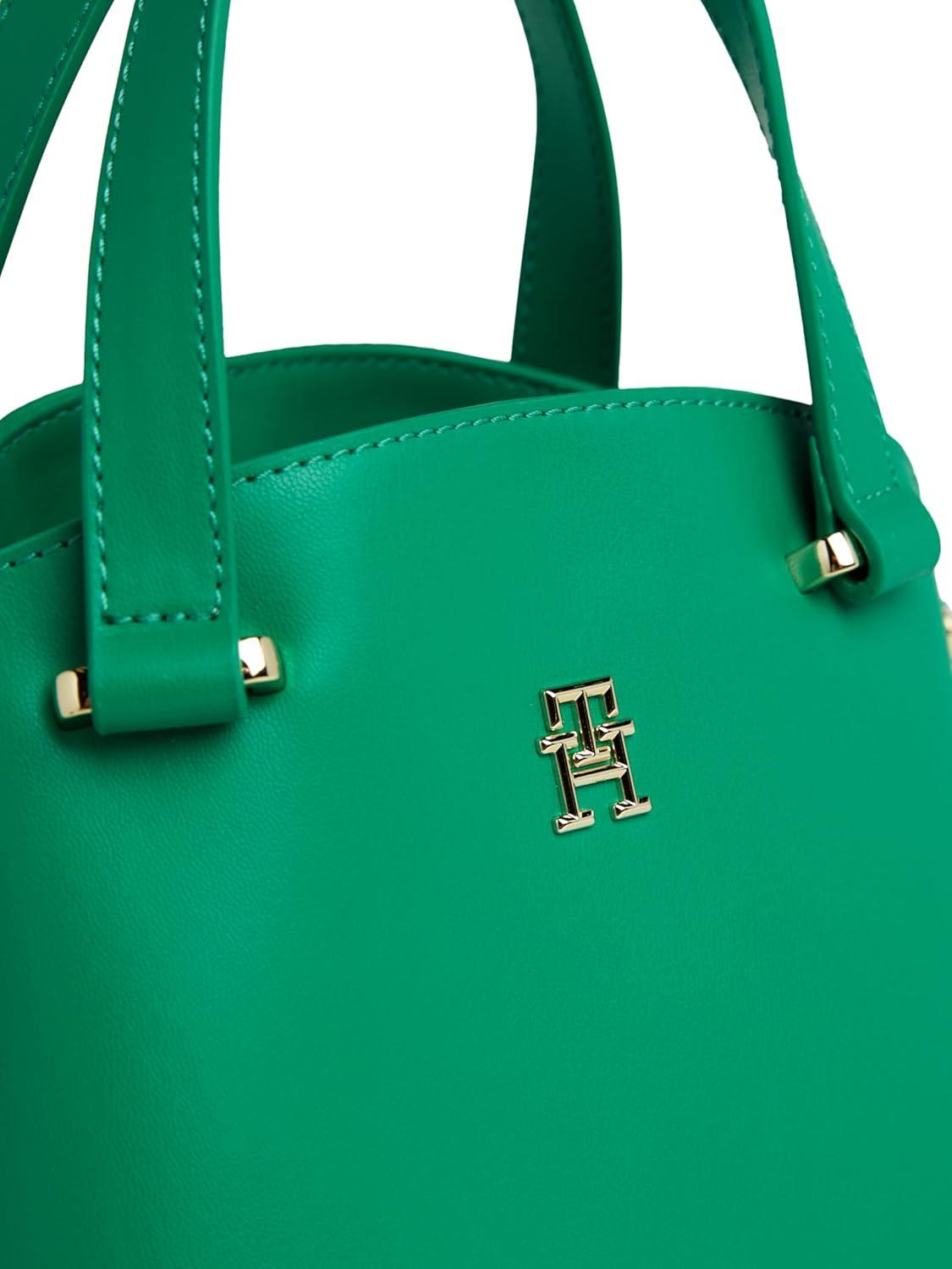 imageTommy Hilfiger womens Modern Tote Bag With ZipperOrnamental Green