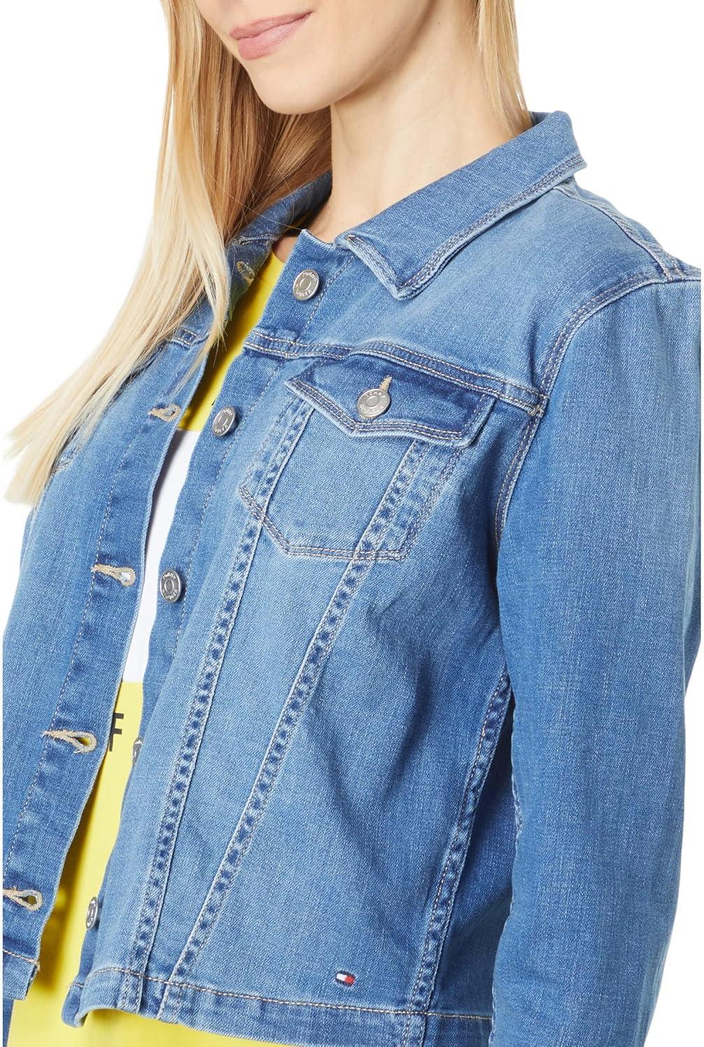 imageTommy Hilfiger womens Stretch Denim JacketChesapeake Wash
