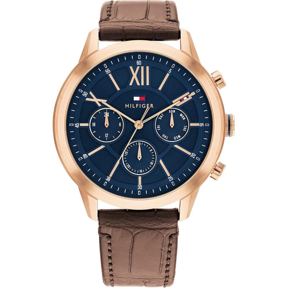 imageTommy Hilfiger Mens Stainless Steel Quartz Watches Redefining StyleBlue