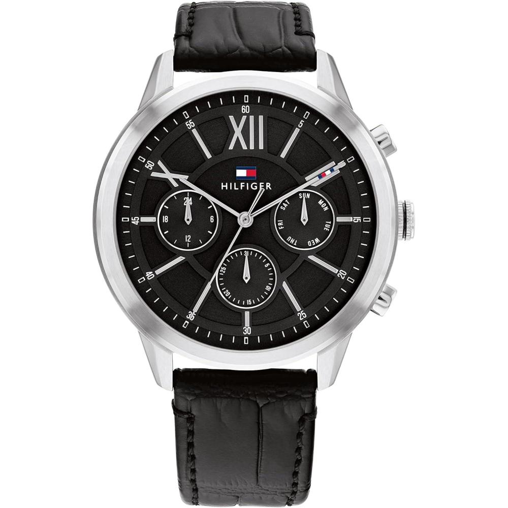imageTommy Hilfiger Mens Stainless Steel Quartz Watches Redefining StyleGrey