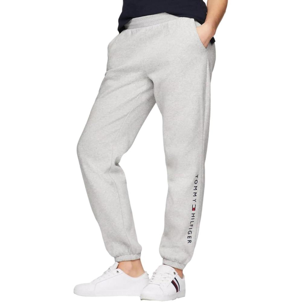 imageTommy Hilfiger Womens Tapered Fleece Jogger SweatpantsSmoke Grey Heather
