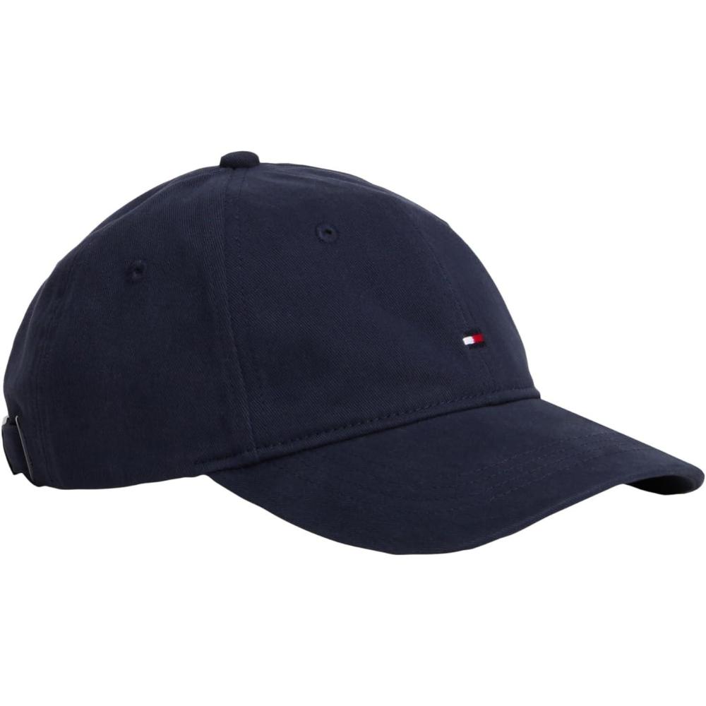 imageTommy Hilfiger Womens Tommy Hilfiger Hats for Women  Cotton Logo Adjustable Baseball CapSpace Blue