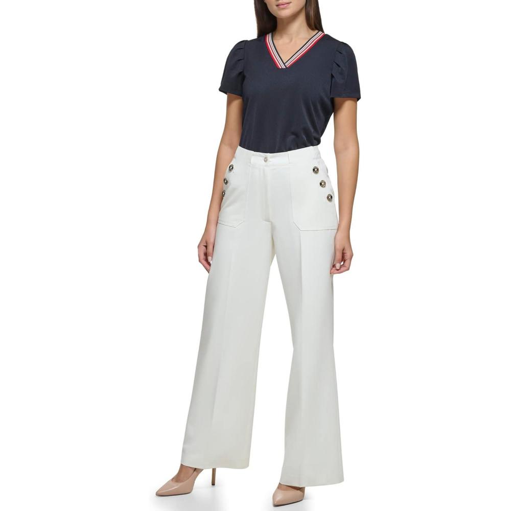 imageTommy Hilfiger Womens Tommy Hilfiger Womens Sailor PantIvory