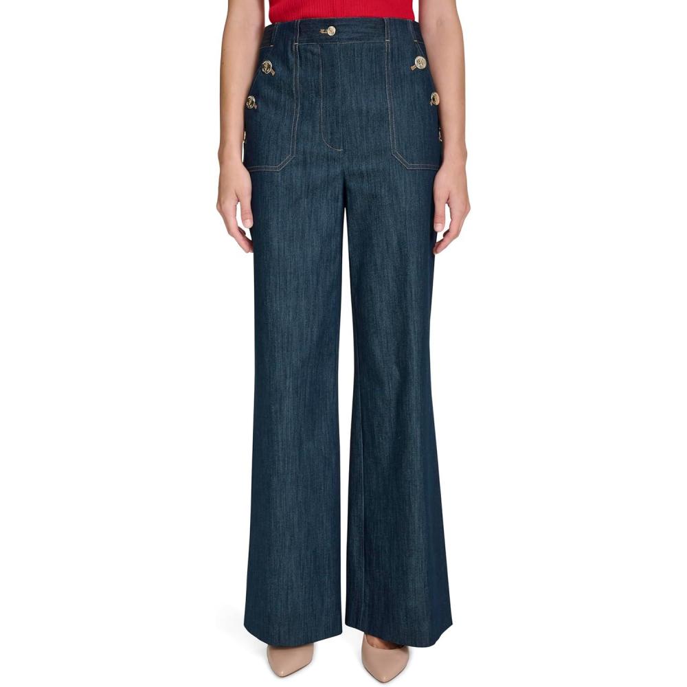 imageTommy Hilfiger Womens Tommy Hilfiger Womens Sailor PantNavy Denim