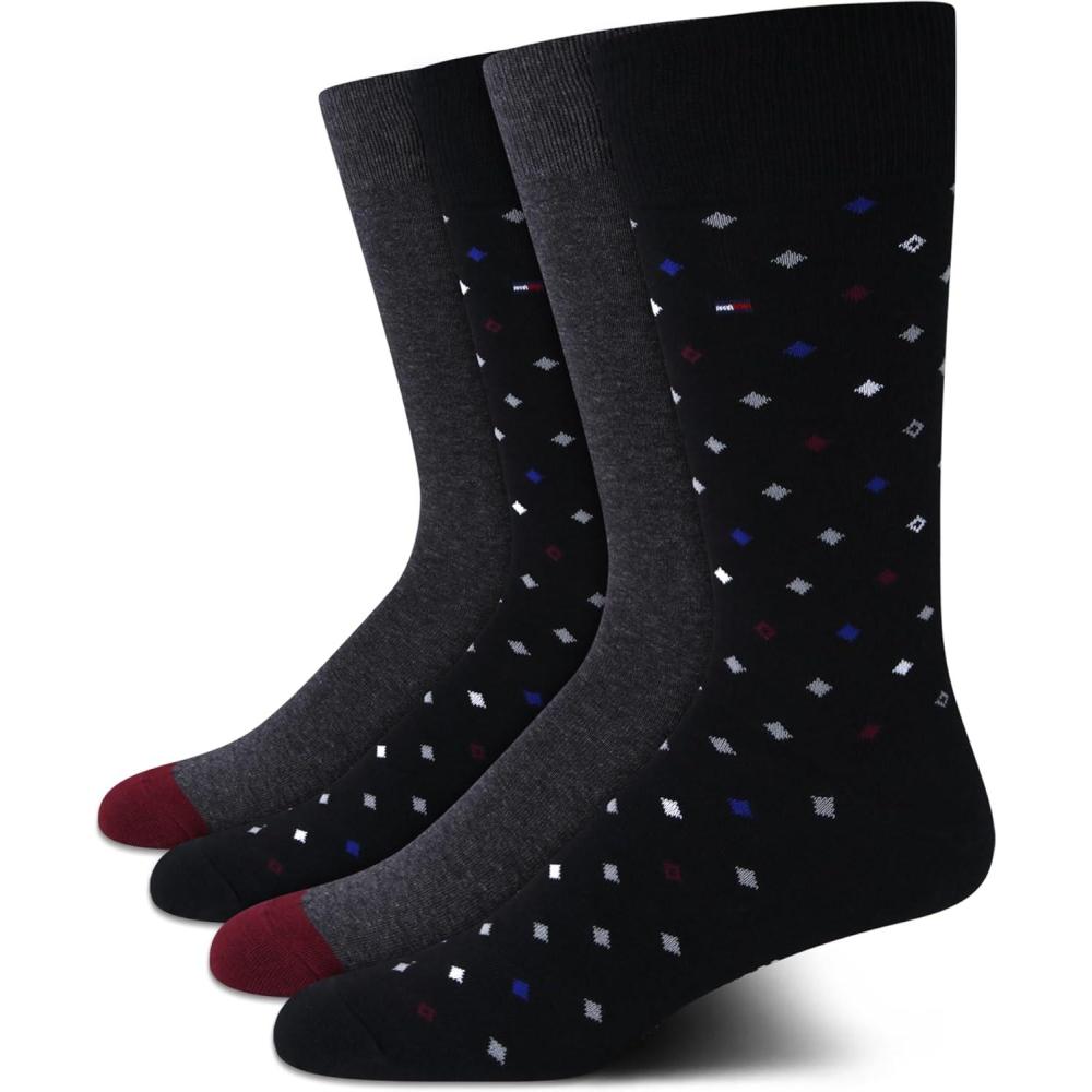 imageTommy Hilfiger mens MenBlackGrey Diamonds