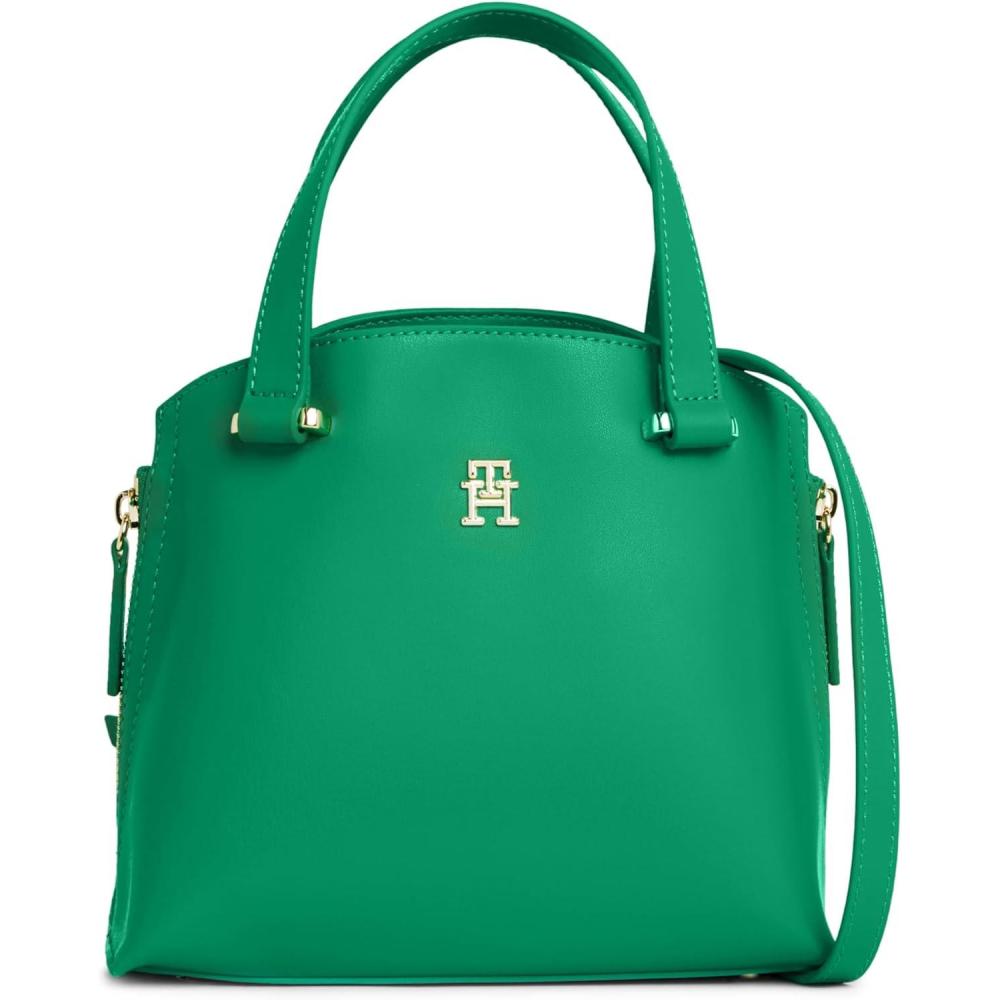 imageTommy Hilfiger womens Modern Tote Bag With ZipperOrnamental Green